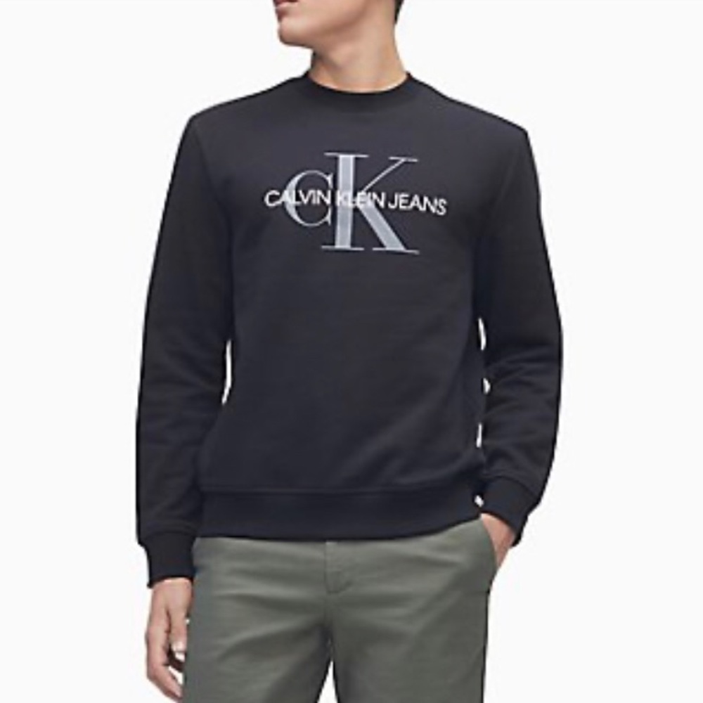 Black crew neck
